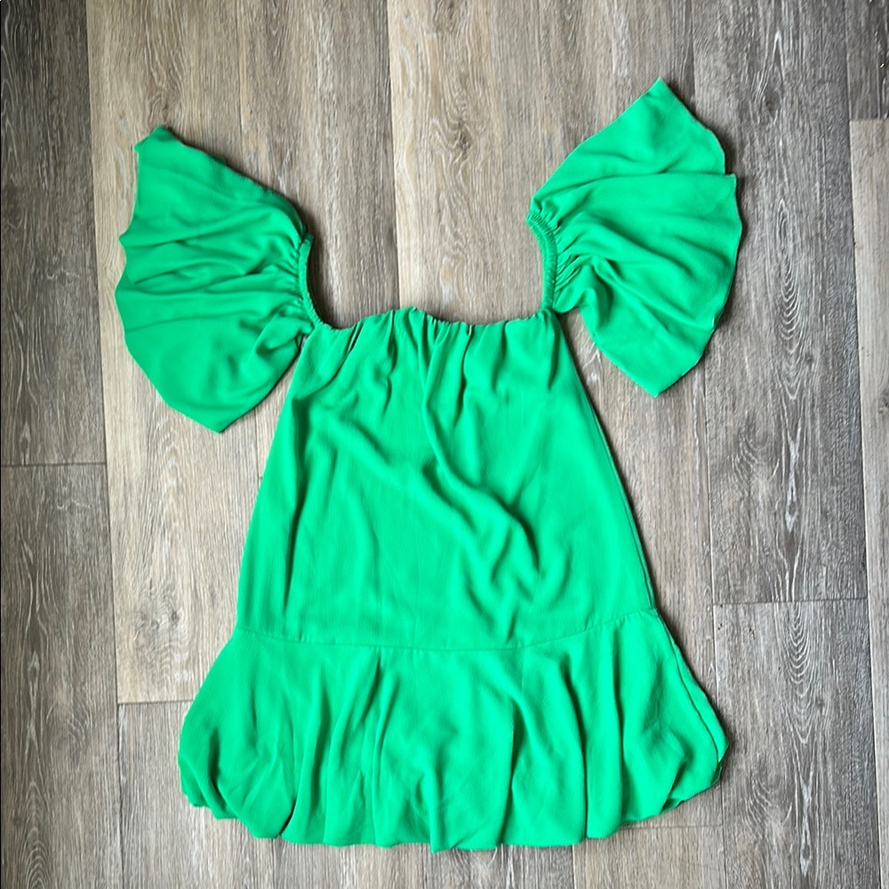 VICI bubble sleeve/hem dress